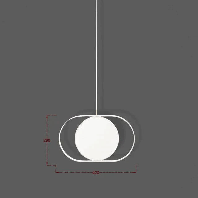 Nordic Modern Geometry Simple Rotary Pendant Lights Designer luminarias Circular Hanging Lamp Bar Bedside Light Fixtures