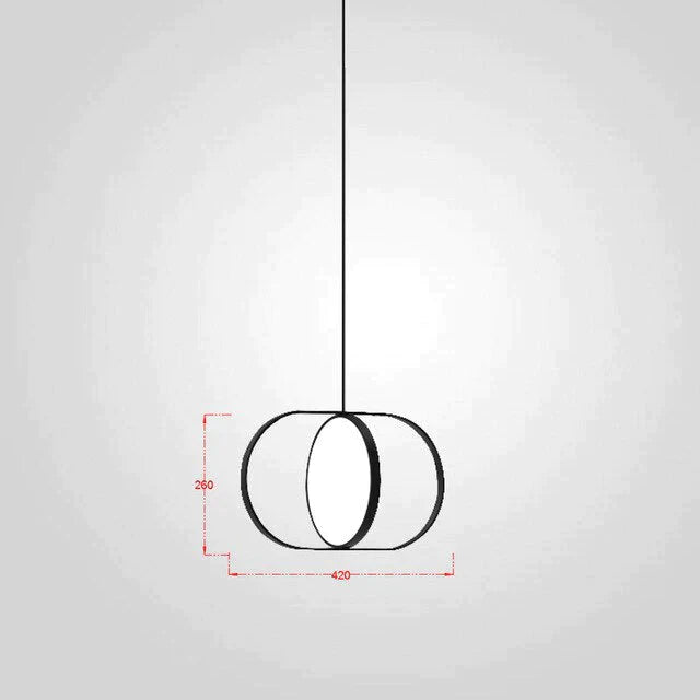 Nordic Modern Geometry Simple Rotary Pendant Lights Designer luminarias Circular Hanging Lamp Bar Bedside Light Fixtures