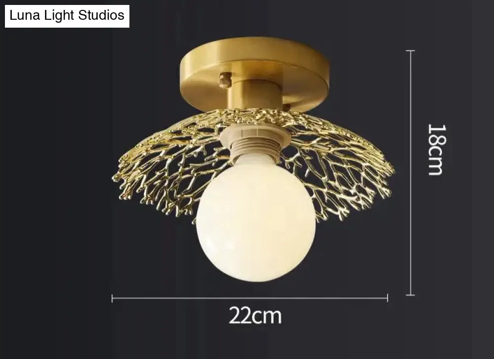 Nordic Modern Simple Corridor Bedroom Balcony Ceiling Lamp