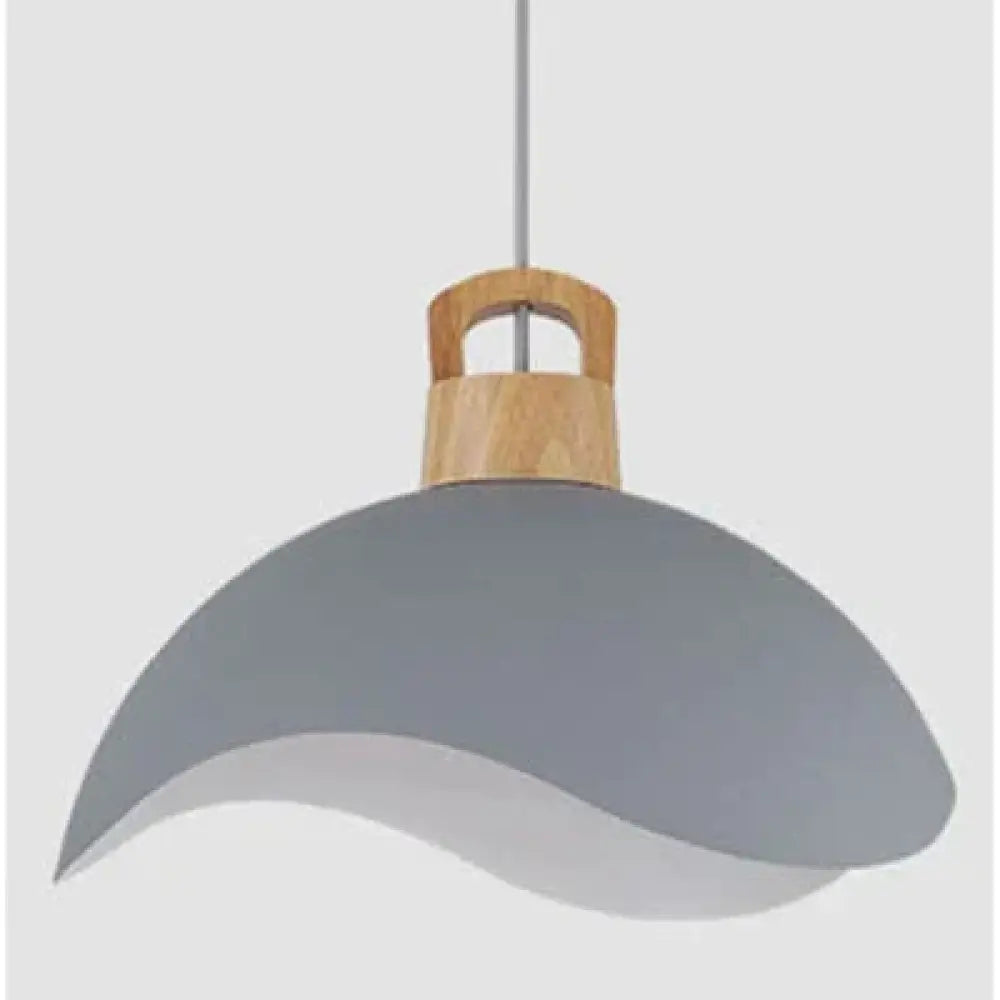 Nordic Modern Wood Aluminum E27 Pendant Lights Dining Room Bedroom Bedside Kitchen Living Billiard