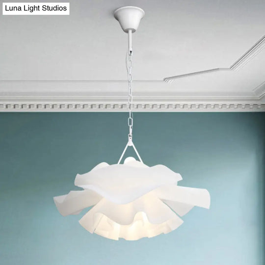 Nordic Pendant Light Kit - Feather Sheer Acrylic White