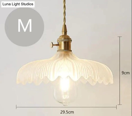 Nordic Post-Modern Creative Glass Single-Head E27 Pendant Light For Dining Room Living Bedroom