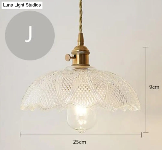 Nordic Post-Modern Creative Glass Single-Head E27 Pendant Light For Dining Room Living Bedroom