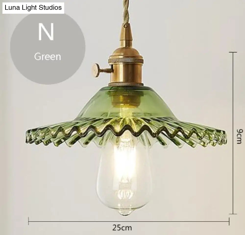 Nordic Post-Modern Creative Glass Single-Head E27 Pendant Light For Dining Room Living Bedroom