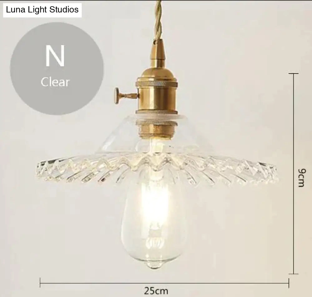 Nordic Post-Modern Creative Glass Single-Head E27 Pendant Light For Dining Room Living Bedroom