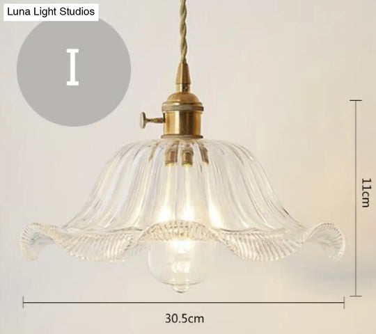 Nordic Post-Modern Creative Glass Single-Head E27 Pendant Light For Dining Room Living Bedroom