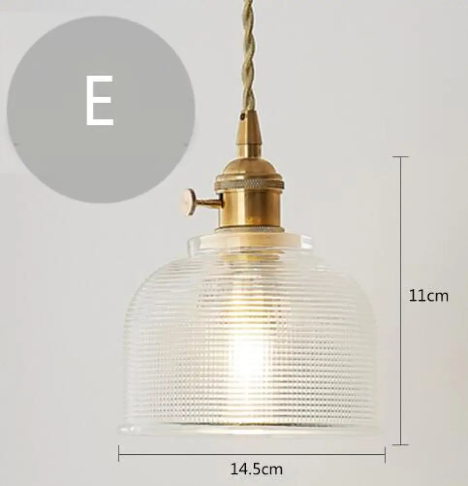 Nordic Post-Modern Creative Glass Single-Head E27 Pendant Light For Dining Room Living Bedroom