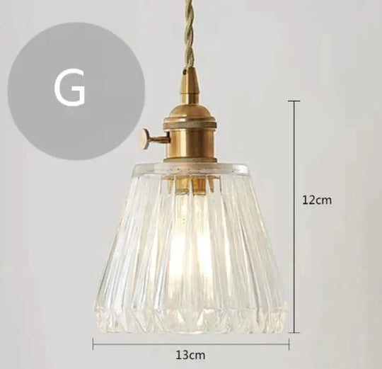 Nordic Post-Modern Creative Glass Single-Head E27 Pendant Light For Dining Room Living Bedroom