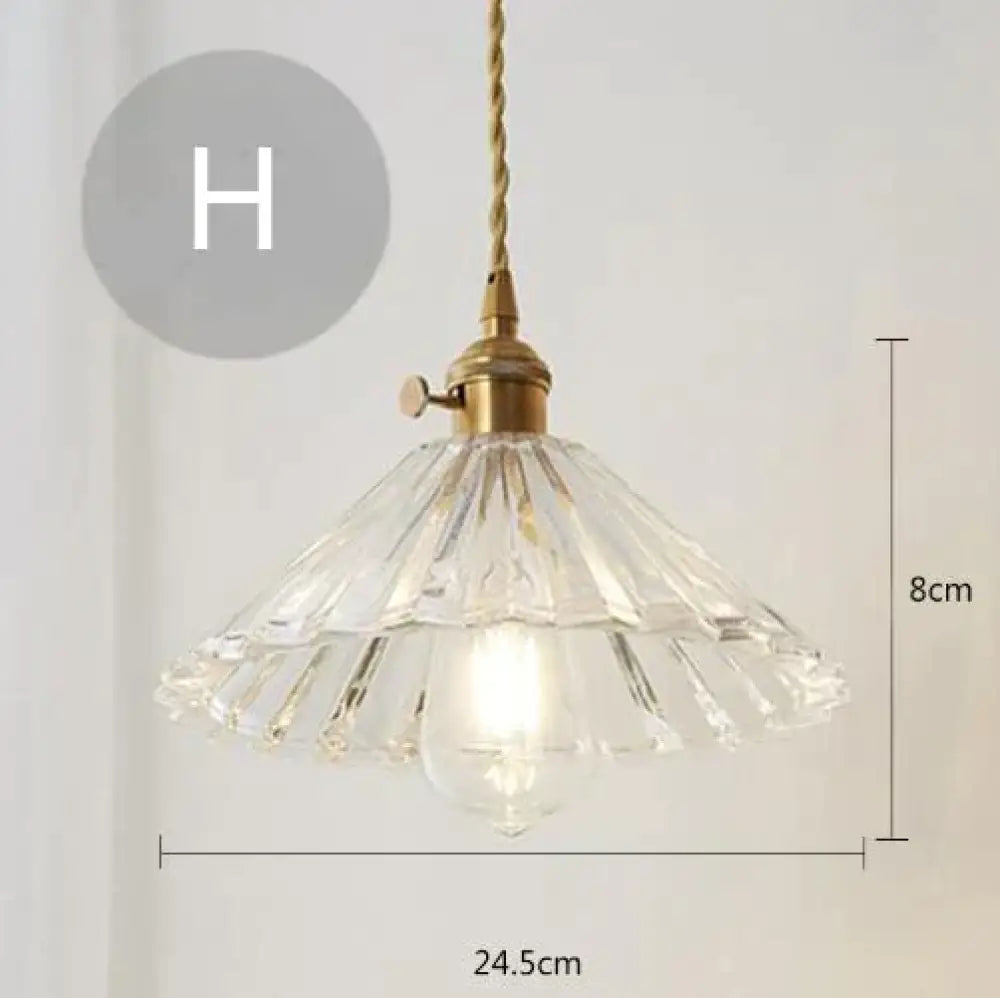 Nordic Post-Modern Creative Glass Single-Head E27 Pendant Light For Dining Room Living Bedroom