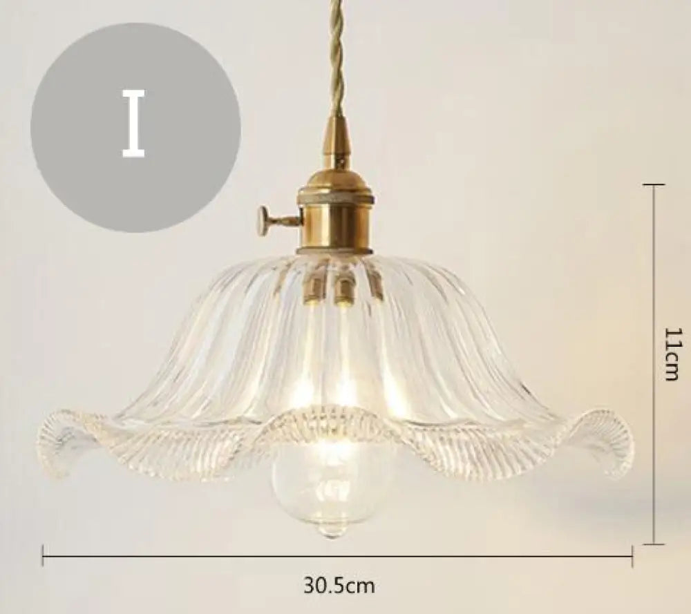 Nordic Post-Modern Creative Glass Single-Head E27 Pendant Light For Dining Room Living Bedroom