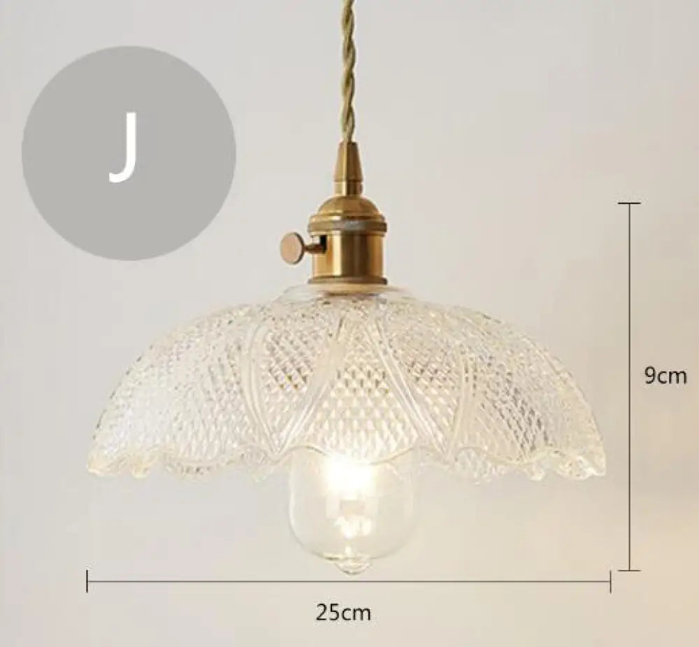 Nordic Post-Modern Creative Glass Single-Head E27 Pendant Light For Dining Room Living Bedroom