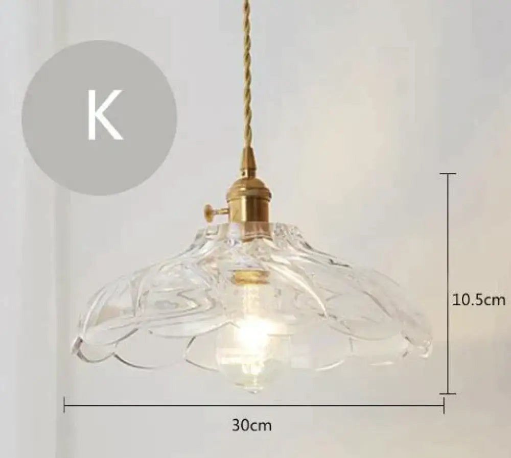 Nordic Post-Modern Creative Glass Single-Head E27 Pendant Light For Dining Room Living Bedroom