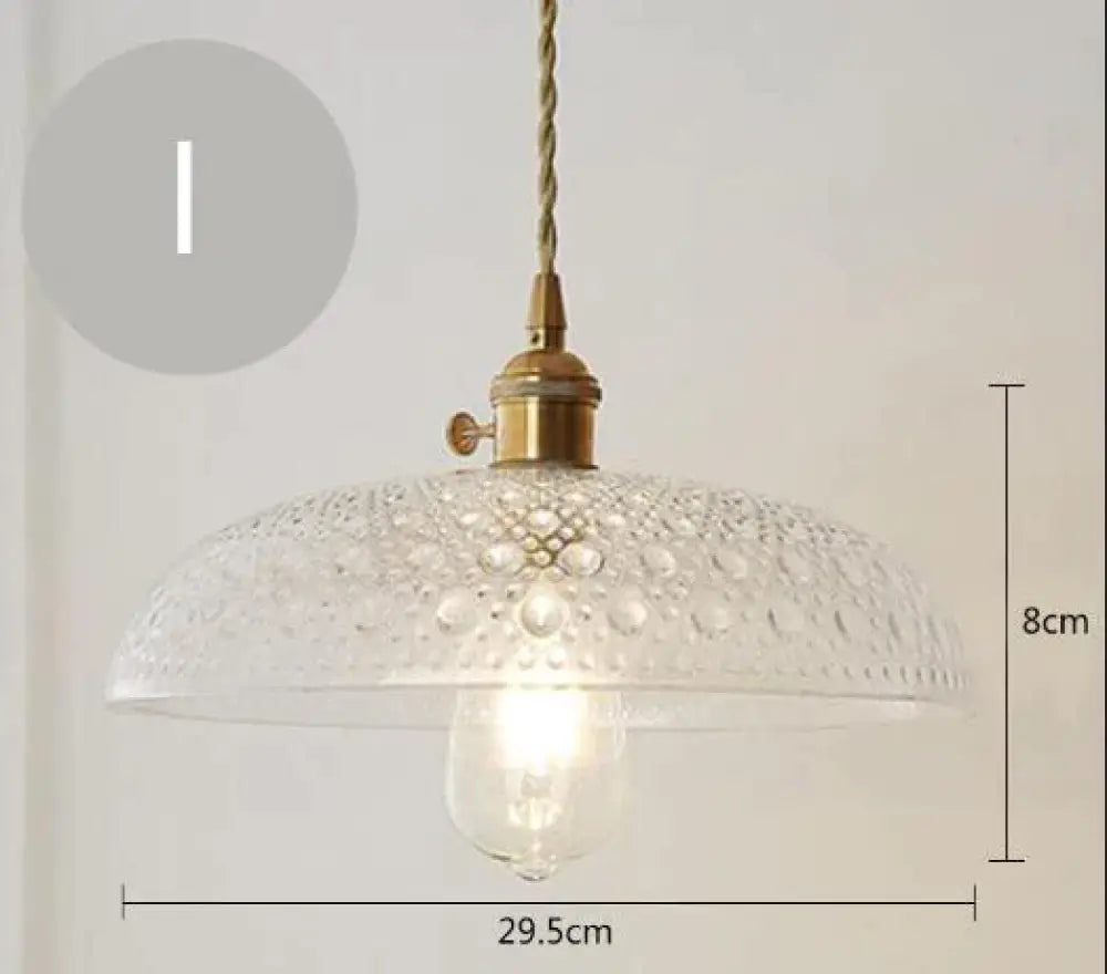 Nordic Post-Modern Creative Glass Single-Head E27 Pendant Light For Dining Room Living Bedroom