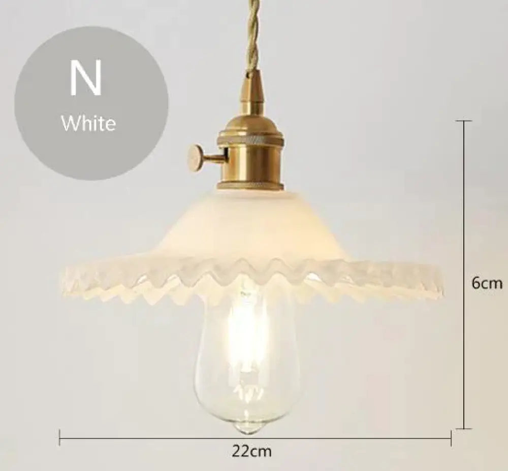 Nordic Post-Modern Creative Glass Single-Head E27 Pendant Light For Dining Room Living Bedroom