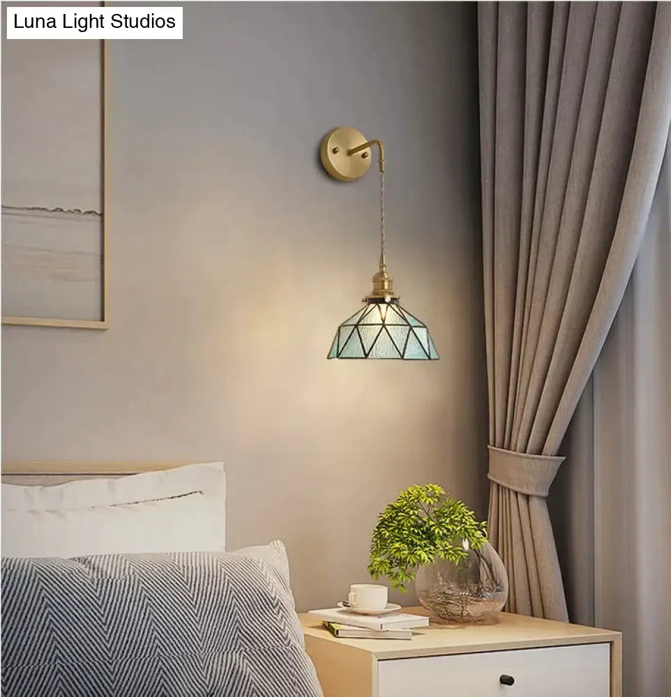 Nordic Retro Glass Copper Wall Lamp Copper Wall Lamps