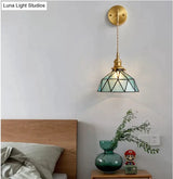 Nordic Retro Glass Copper Wall Lamp Copper Wall Lamps