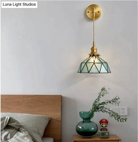 Nordic Retro Glass Copper Wall Lamp Copper Wall Lamps