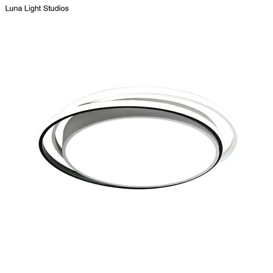 Nordic Round Led Flush Light For Living Room Ceiling Fixture