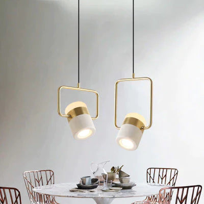 Nordic Simple Creative Chandelier Postmodern Luxury Rotating Table Lamp Led Single Bedroom Bedside Small Chandelier