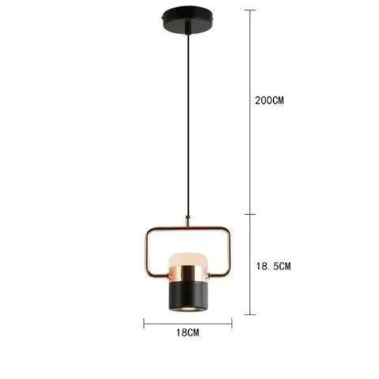 Nordic Simple Creative Chandelier Postmodern Luxury Rotating Table Lamp Led Single Bedroom Bedside