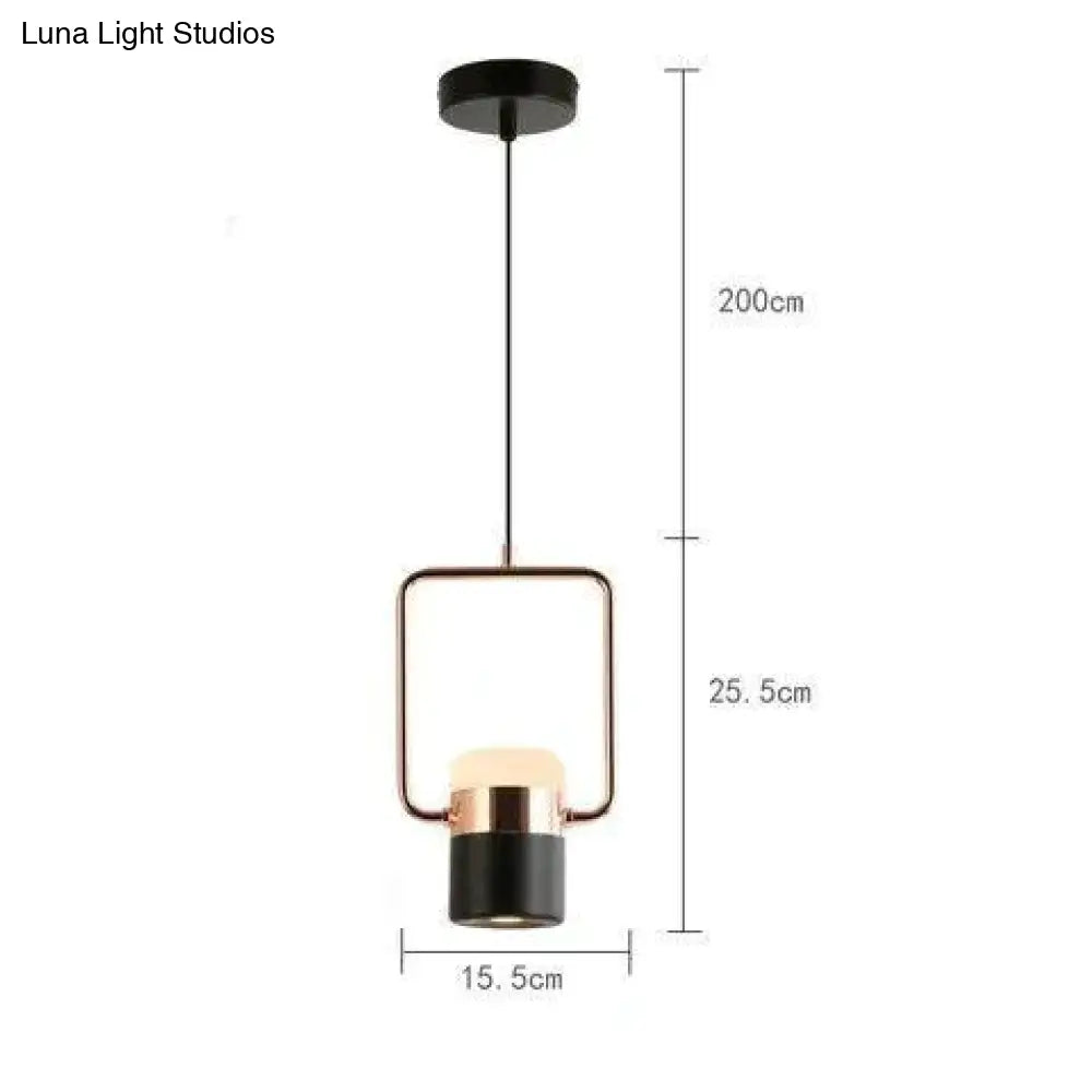 Nordic Simple Creative Chandelier Postmodern Luxury Rotating Table Lamp Led Single Bedroom Bedside