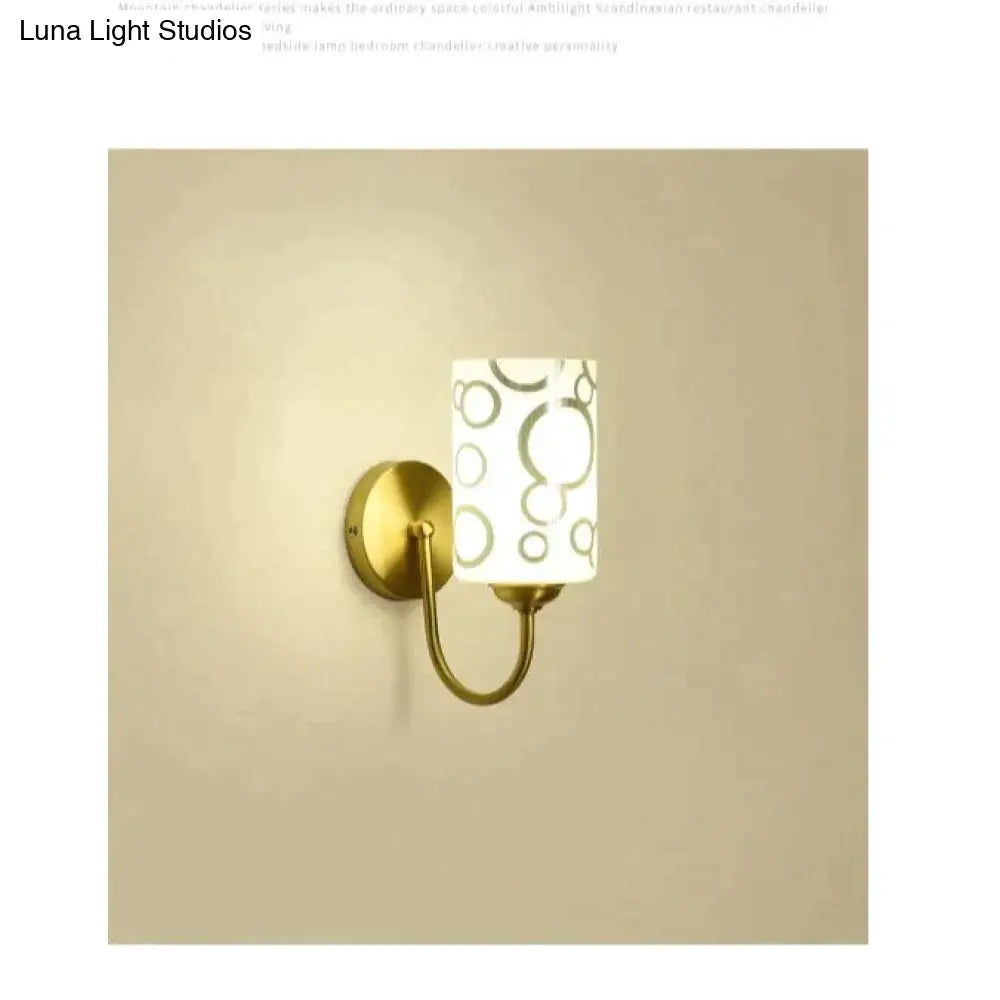 Nordic Simple Living Room Background Wall All Copper Wall Lamp Copper Wall Lamps