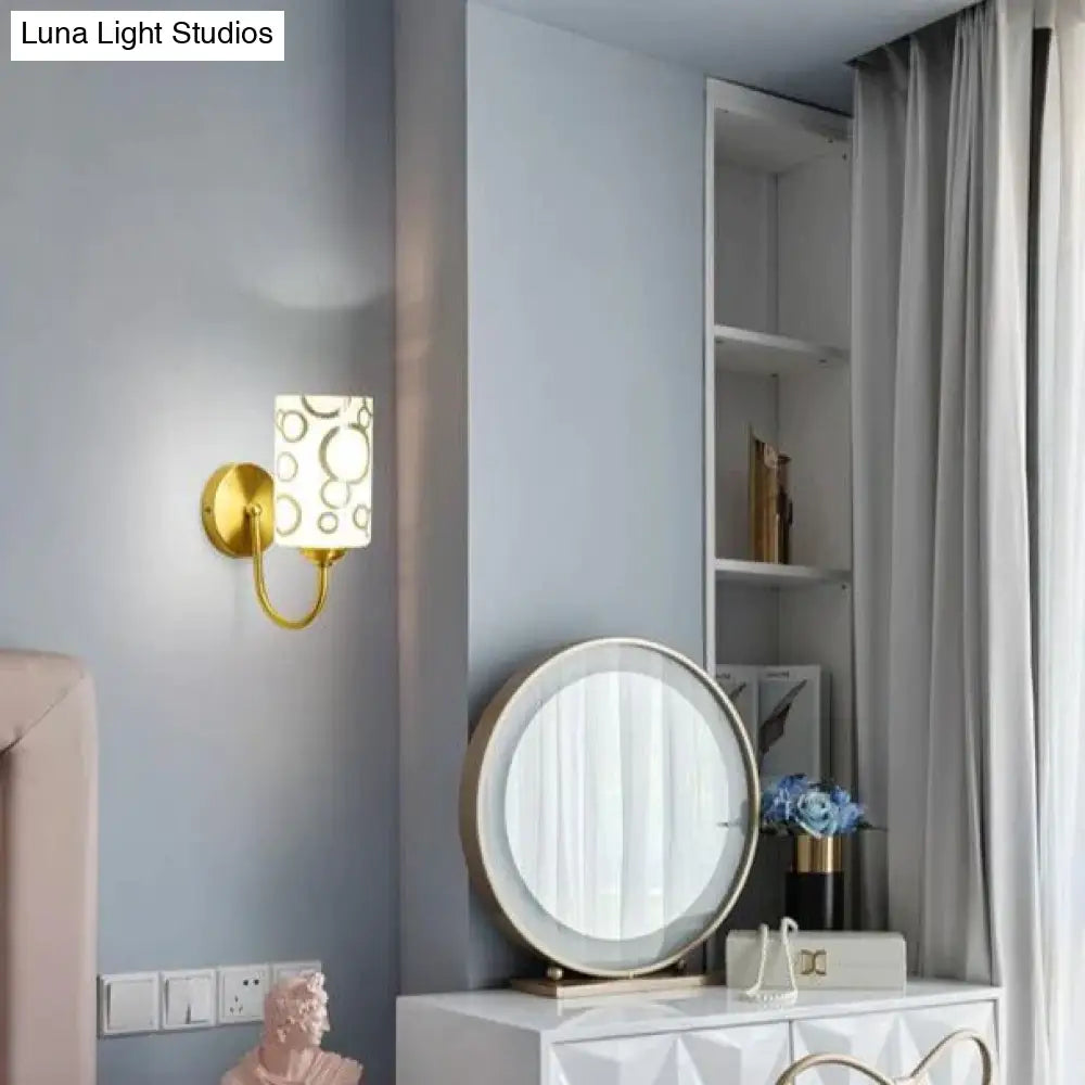 Nordic Simple Living Room Background Wall All Copper Wall Lamp Copper Wall Lamps