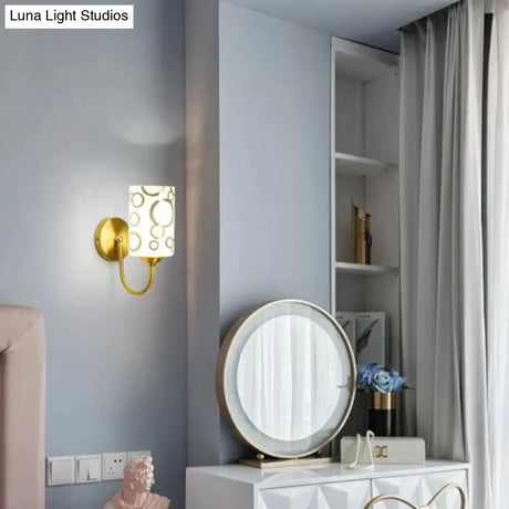 Nordic Simple Living Room Background Wall All Copper Wall Lamp Copper Wall Lamps