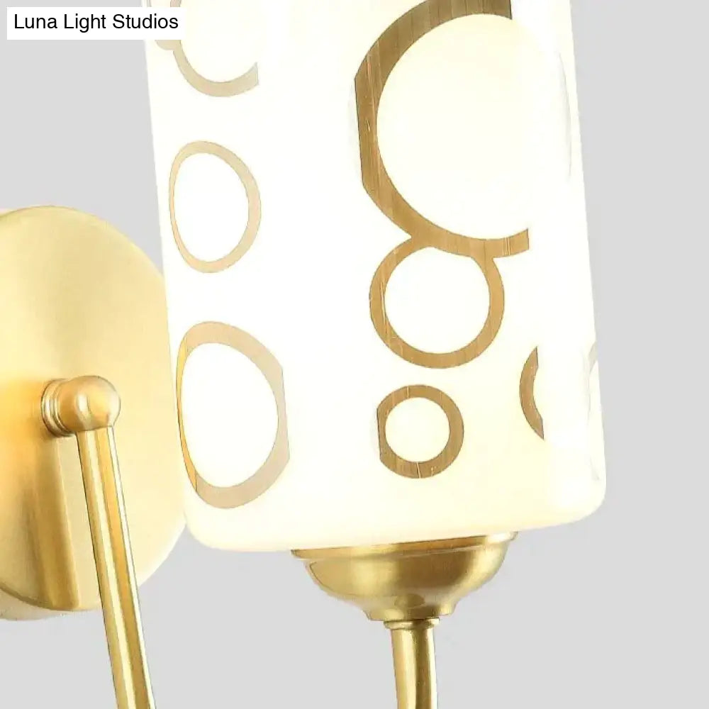 Nordic Simple Living Room Background Wall All Copper Wall Lamp Copper Wall Lamps