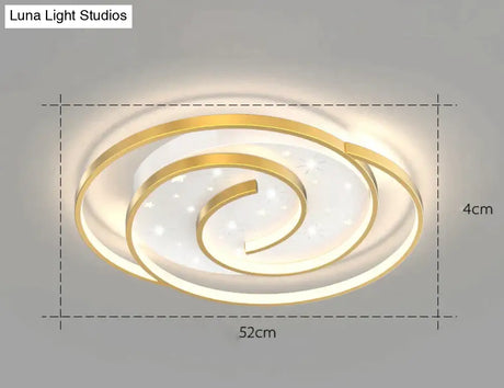 Nordic Simple Modern Atmosphere Light Luxury Living Room Bedroom Ceiling Lamp Ceiling