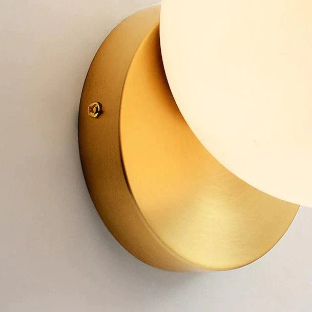 Nordic Simple Planet All Copper Wall Lamp