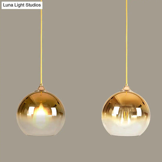 Nordic Spherical Dining Room Hanging Light Pendant Lighting