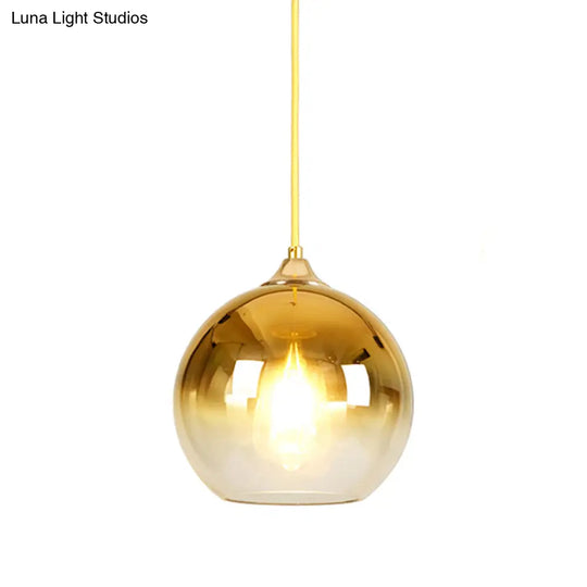 Nordic Spherical Dining Room Hanging Light Pendant Lighting