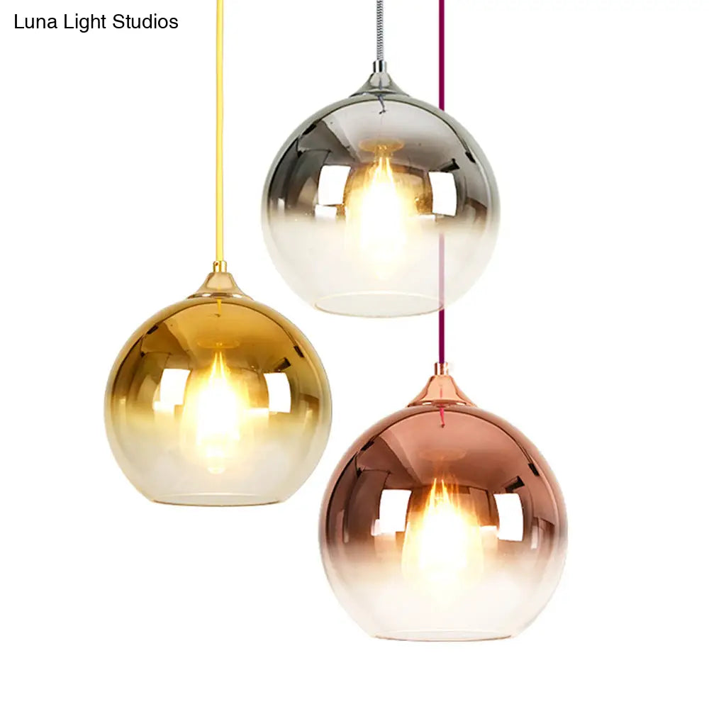 Nordic Spherical Dining Room Hanging Light Pendant Lighting