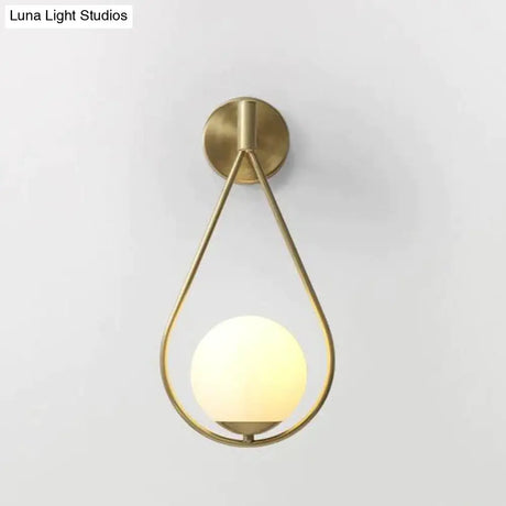 Nordic Star Wall Lamp Copper Bedroom Bedside Modern Minimalist Living Room B / Without-Light-Source