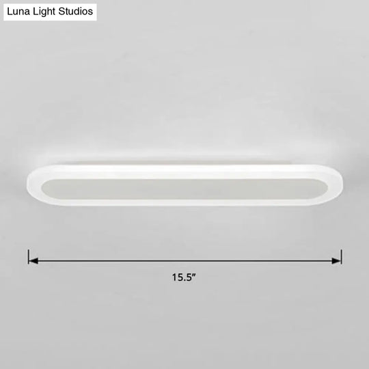 Nordic Style Acrylic Bar Led Wall Sconce For Corridor Lighting