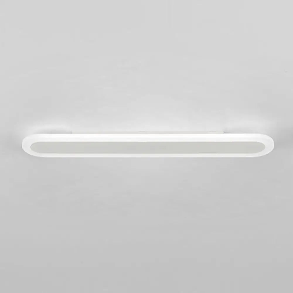 Nordic Style Acrylic Bar Led Wall Sconce For Corridor Lighting White / 23.5