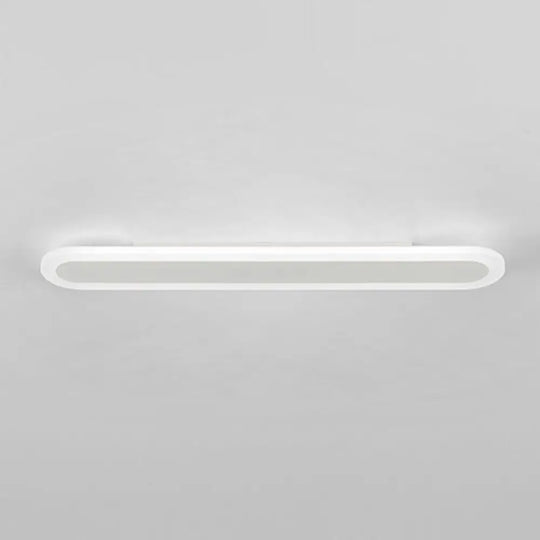 Nordic Style Acrylic Bar Led Wall Sconce For Corridor Lighting White / 23.5