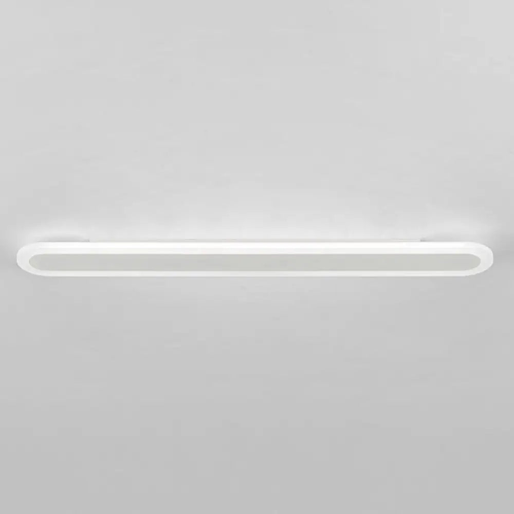 Nordic Style Acrylic Bar Led Wall Sconce For Corridor Lighting White / 31.5 Warm