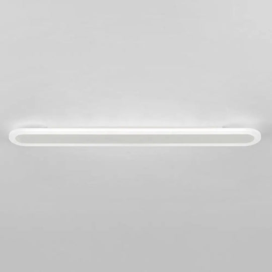 Nordic Style Acrylic Bar Led Wall Sconce For Corridor Lighting White / 31.5 Warm