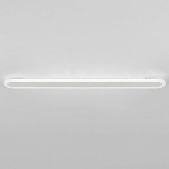 Nordic Style Acrylic Bar Led Wall Sconce For Corridor Lighting White / 47 Warm