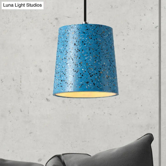 Nordic Style Cement Cone Pendant Light - 1 Black/White/Brown