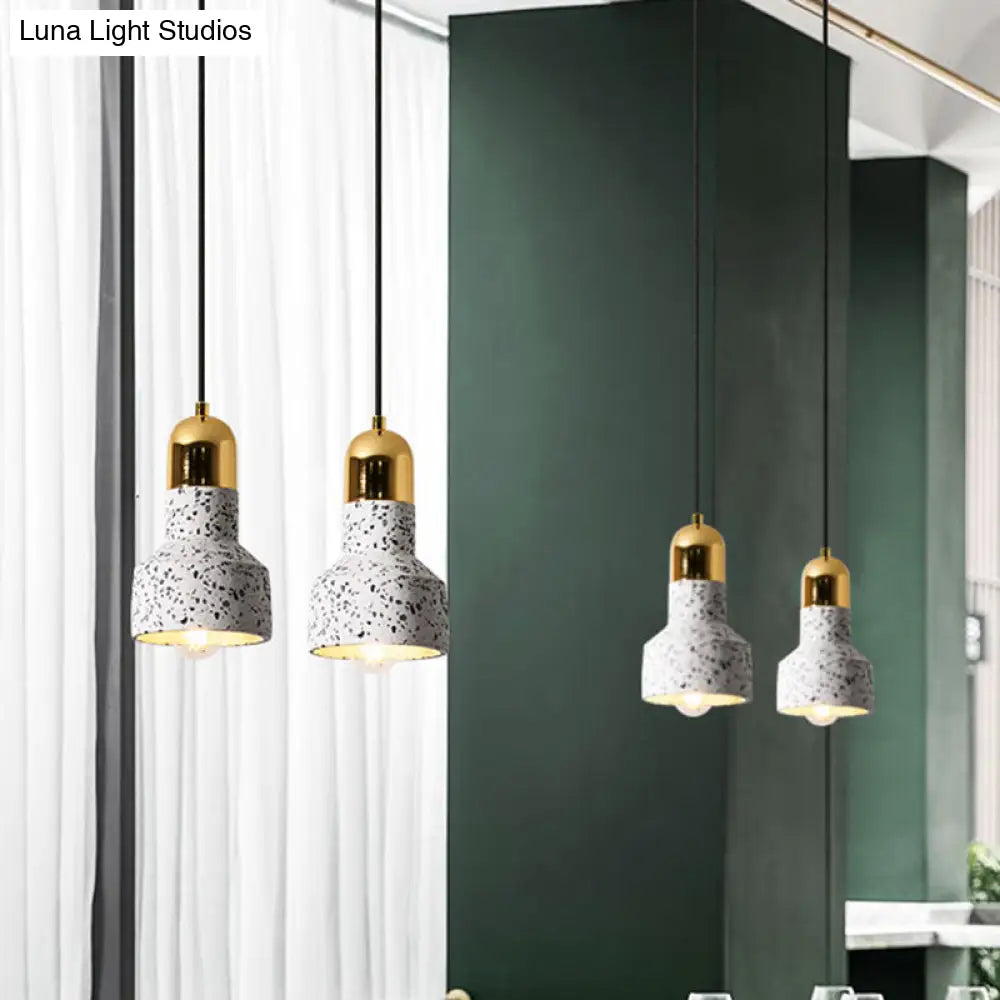 Nordic Style Geometric Ceiling Light For Restaurants - 1-Light Hanging Lamp