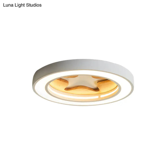 Nordic Style Led Flush Mount Ceiling Light For Corridors - Slim & Stylish Acrylic Lamp