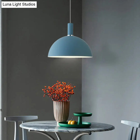 Nordic Style Metal Hemispherical Pendant Lamp - | Restaurant Ceiling Light 1