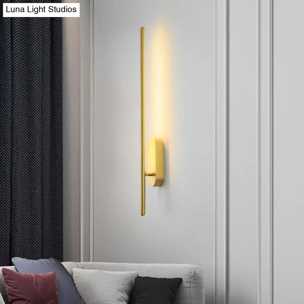 Nordic Style Rotatable Led Wall Lamp For Living Room - Modern Aluminum Light Fixture