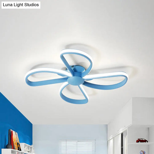 Nordic Stylish Led Ceiling Lamp - Blossom Shape Ideal For Kid’s Bedroom