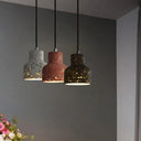 Nordic Terrazzo Hanging Lamp - Black/Red/Pink With Down Lighting Pendant Perfect For Dining Table 1