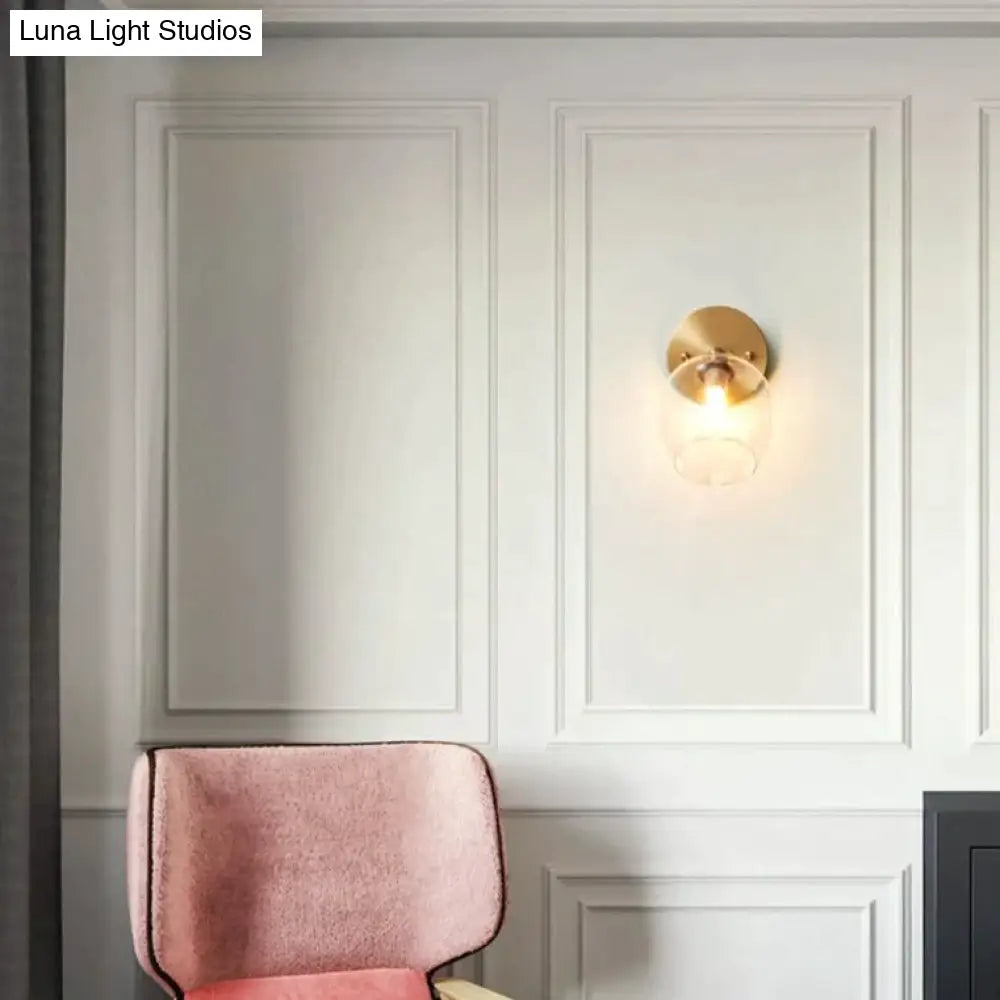 Nordic Wind Bedroom Bedside Hallway Copper Wall Lamp Copper Wall Lamps