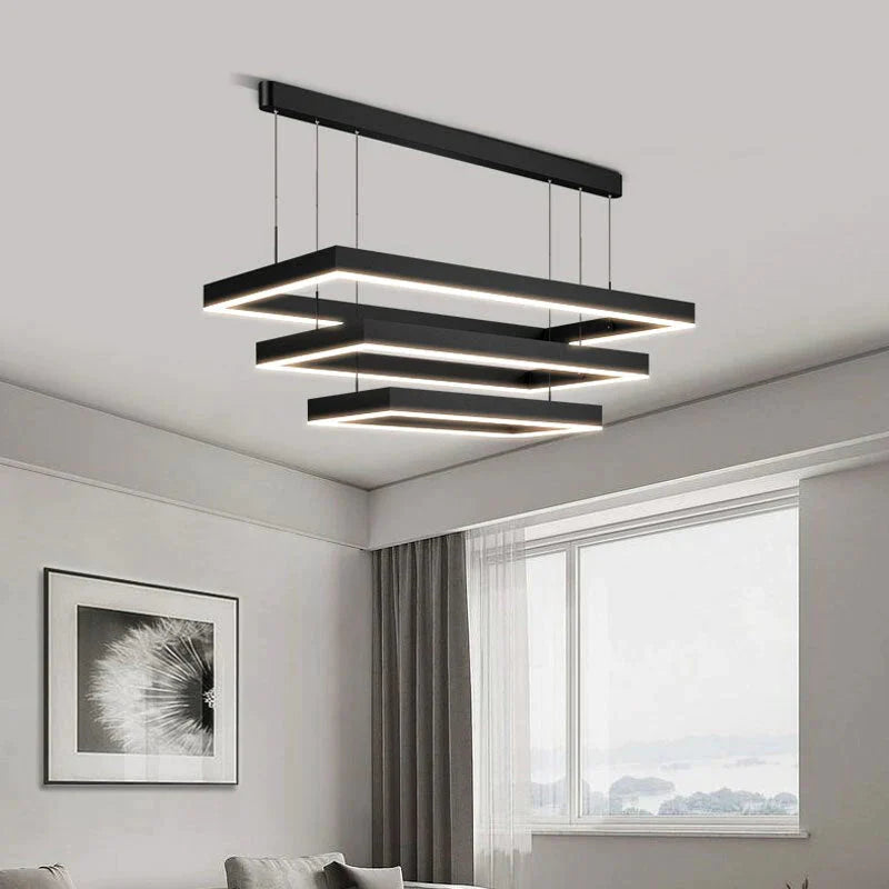 Nova  - Minimalist  Rectangle Creative Chandelier